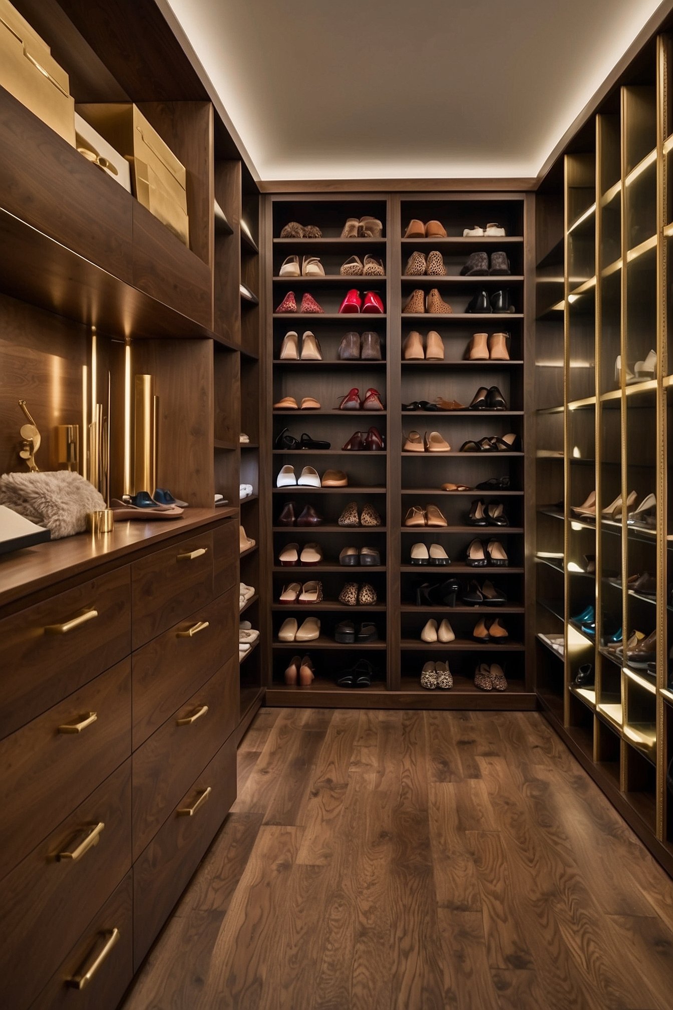 Organized shoe display starter