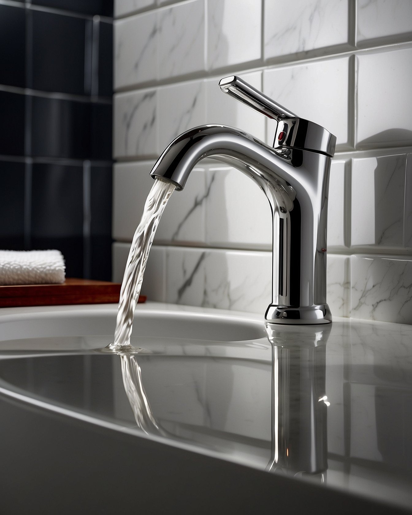 Delta Faucet Trinsic single handle bathroom faucet chrome finish