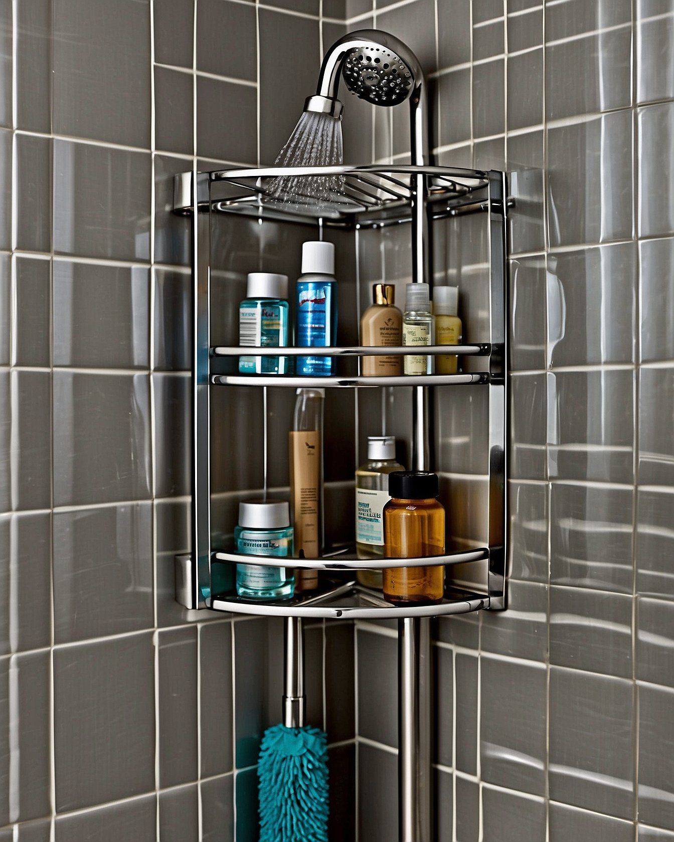 YASONIC corner shower caddy three tier stainless steel