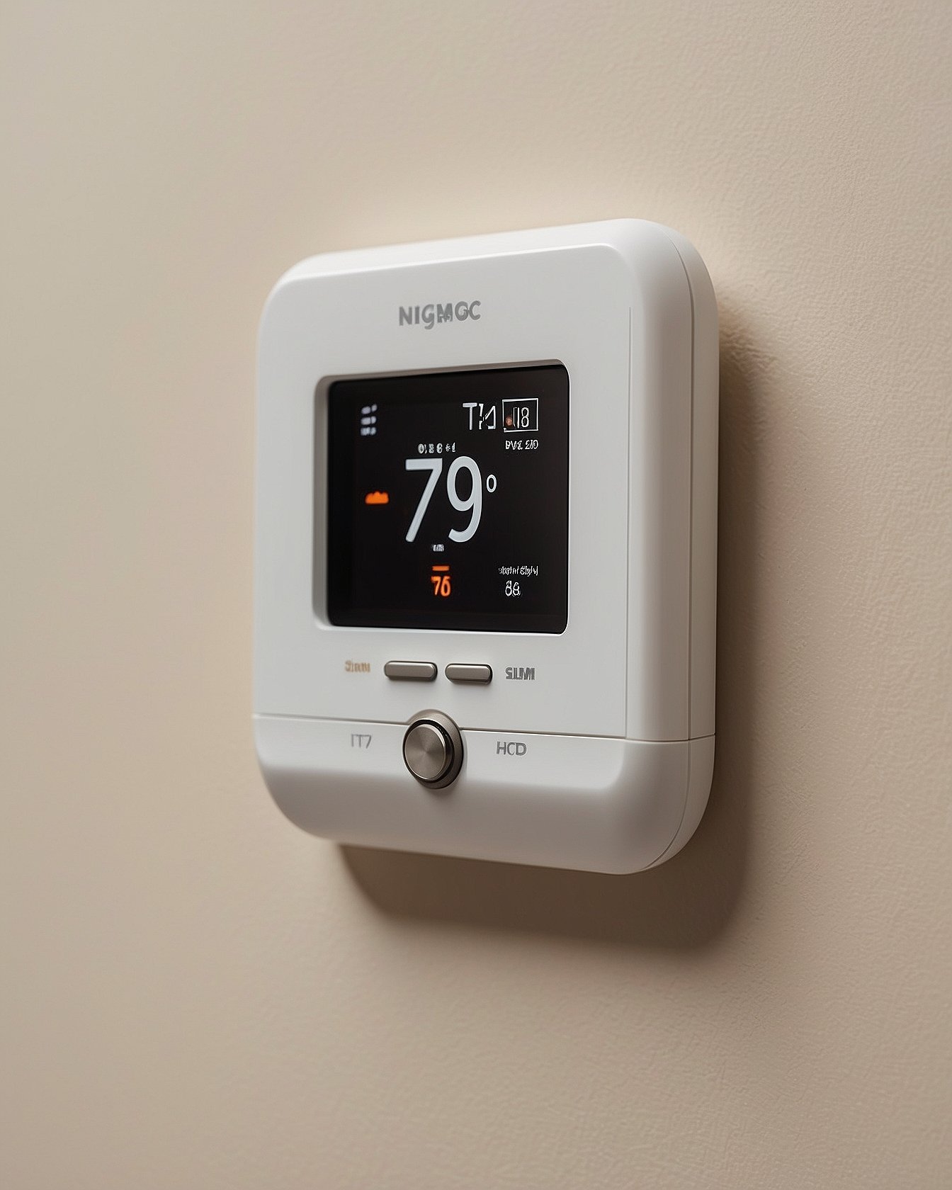 Mysa slim white smart thermostat for electric baseboard heating